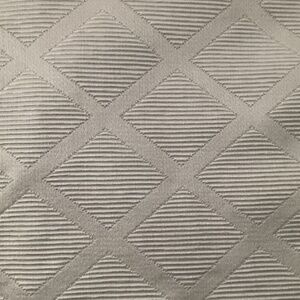 Upholstery fabric 2,5 yards Cream Diamond Pattern Vintage Heavy MCM